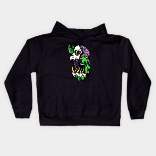 Skater Skull Graffiti Tattoo Kids Hoodie